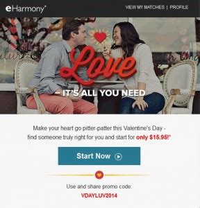 eharmony valentine discount 2019